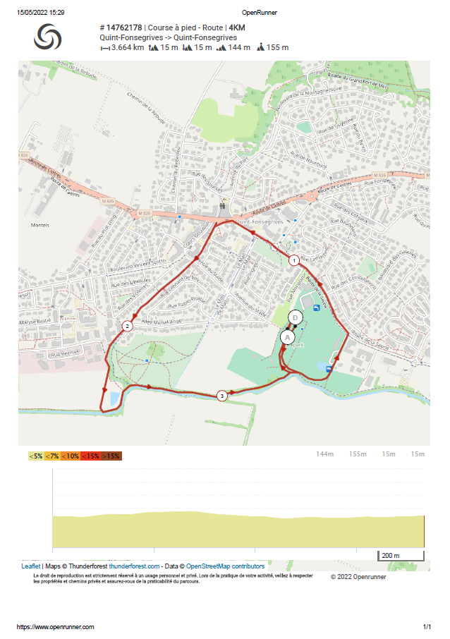 Course 2022 4km